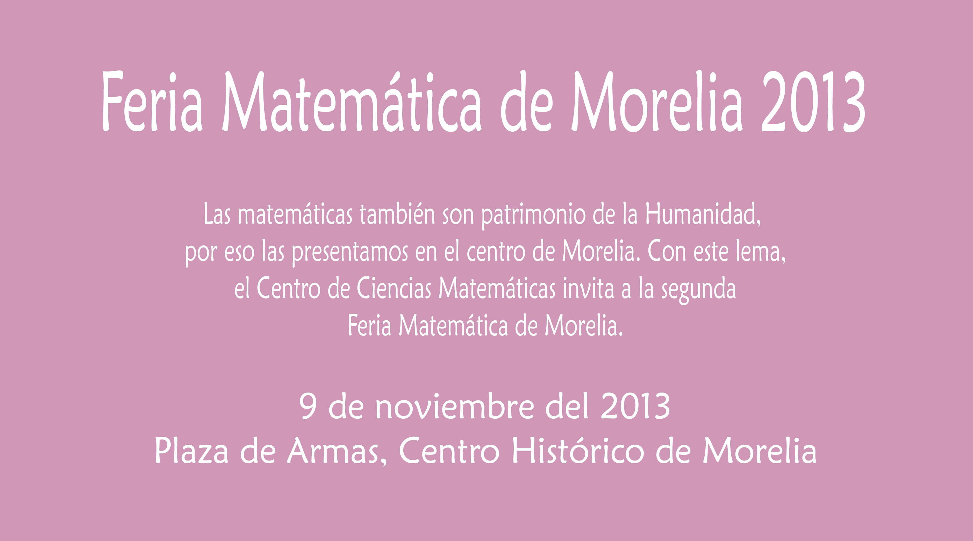 Feria Matemática